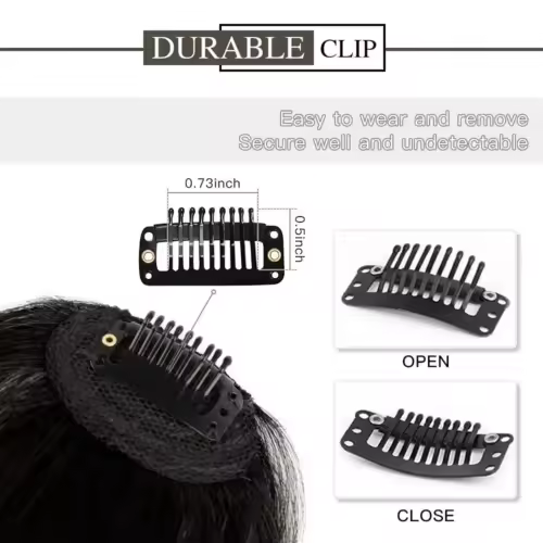 Fake Air Bangs Hair Styling Tools Hair Clip-In Extension Synthetic Hair Fake Fringe Natural False Hairpiece Women Clip In Bangs - Image 4
