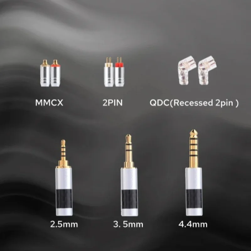 Tripowin Zonie Earphone Cables 16 Core Silver Plated Headphone