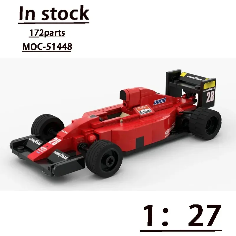 

MOC-51448 Формула 640 F1-89 — масштаб 1:34, модель блока для сборки, MOC, креативные строительные блоки, строительные блоки для мальчиков, игрушка в подарок