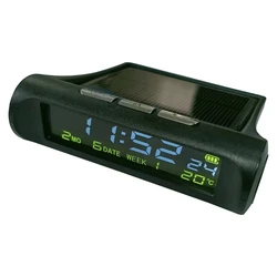 Car Digital Clock,Car Truck Dashboard Clock Car Clocks Thermometer DisplayTime with Week Date Alarm Clock