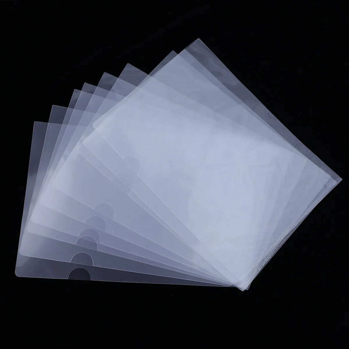 

12 шт. прозрачных папок для документов, толстые прозрачные пластиковые папки формата А4, устойчивые к разрывам, для офиса и школы, органайзер для хранения документов