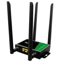 CPE WiFi 4G Industrial wireless router, SIM card slot, portable mobile access point, 300Mbps external antenna, 32 users