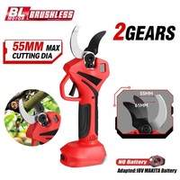 For Makita 18V Battery 55mm Brushless Electric Scissors Cordless Pruning Shear Tree Garden Cutter Trimmer Power Tools