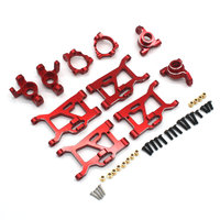ZD racing car MT16 BX12 X12S Jiusi PT14R remote control car metal accessories rocker arm steering cup 5-piece set parts