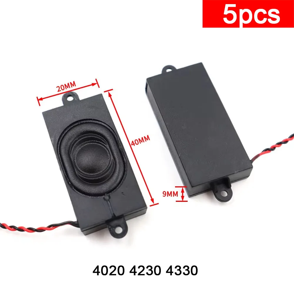 5pcs 8 ohm 4 Ω Cavity Speaker 4020 4230 4330 full requency sound chamber BOX fixed hole voice smart home speaker