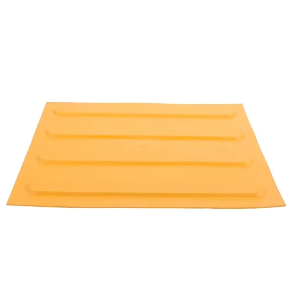 PVC Blind Road Brick Durable Tactile Paving Safety Navigation Tiles Guide Bricks For Roadway Pathway Street Sidewalk