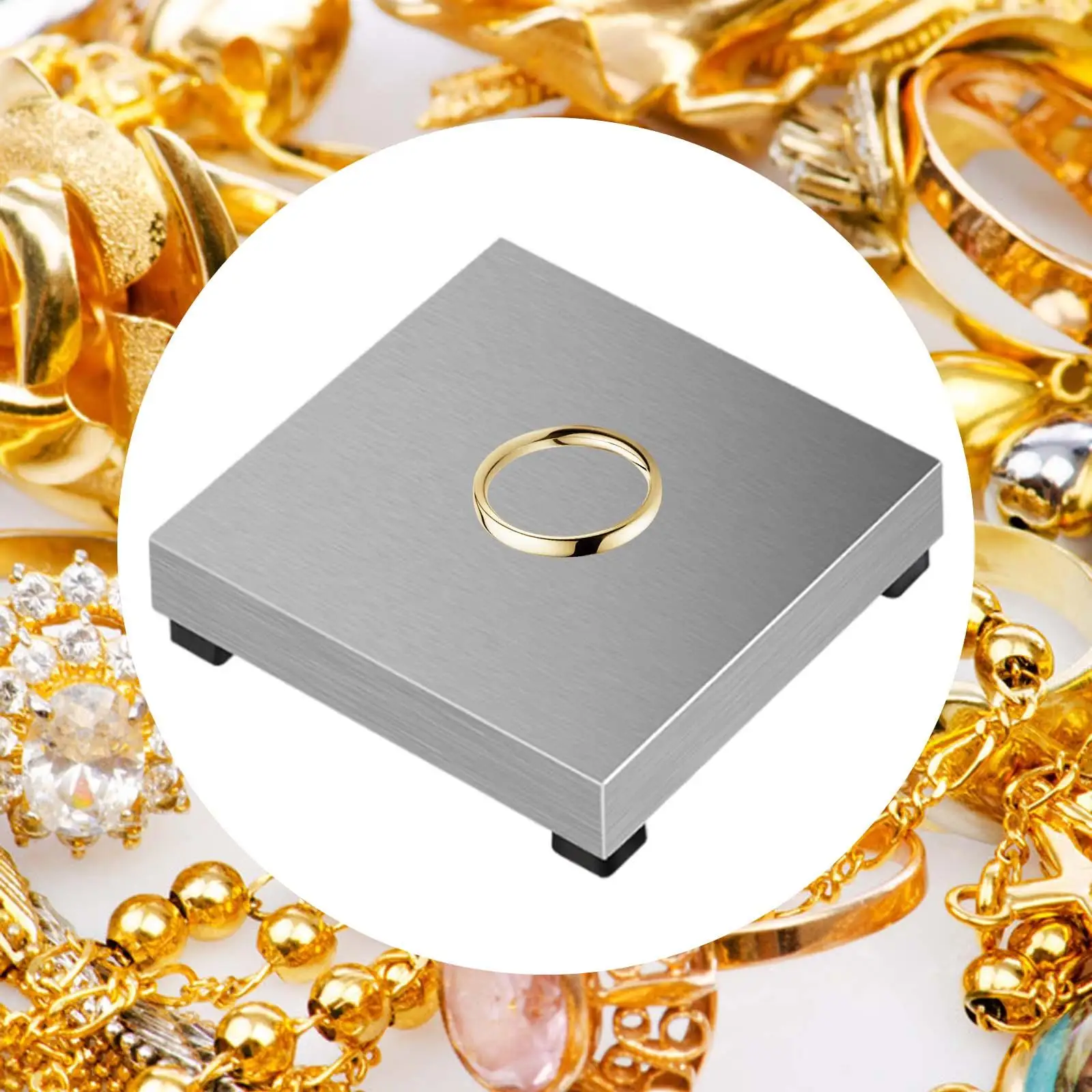 Flat Bench Block Anvil Jewelry Stamping Shaping Tool Square Shock Absorbing Portable Craft Bench for DIY Processing Repair