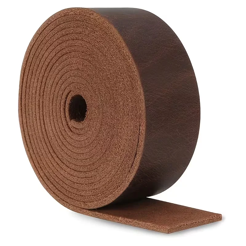 2er-Pack 2 mm dickes, kopfloses Crazy-Horse-Lederband, verschiedene Größen, DIY-Lederband, handgefertigter Taillengürtel, Schulterriemen – Detail 8
