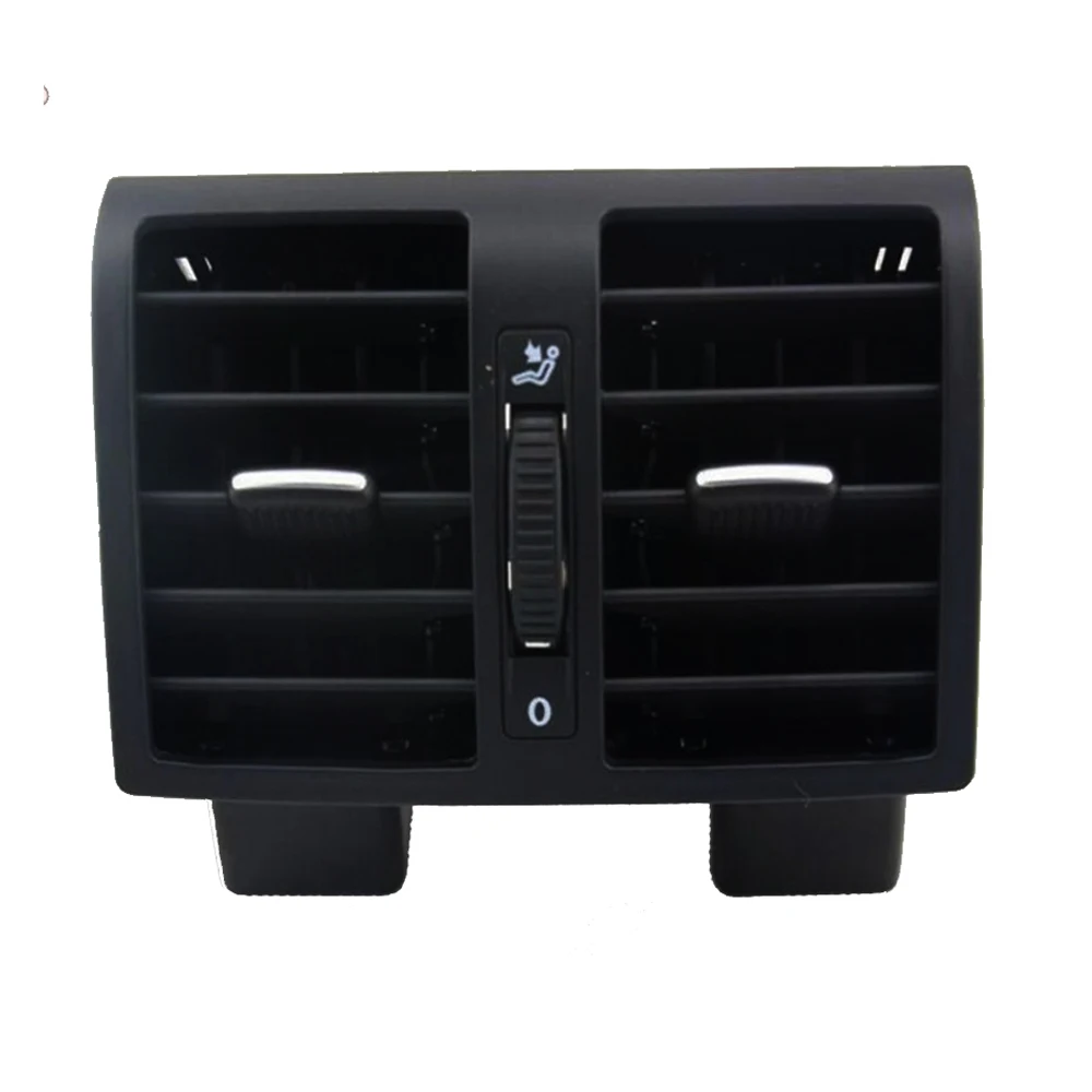 Car Rear AC Air Conditioning Outlet Vent 1TD819203A Stable Black Fit for VW V/olkswagen Touran Caddy