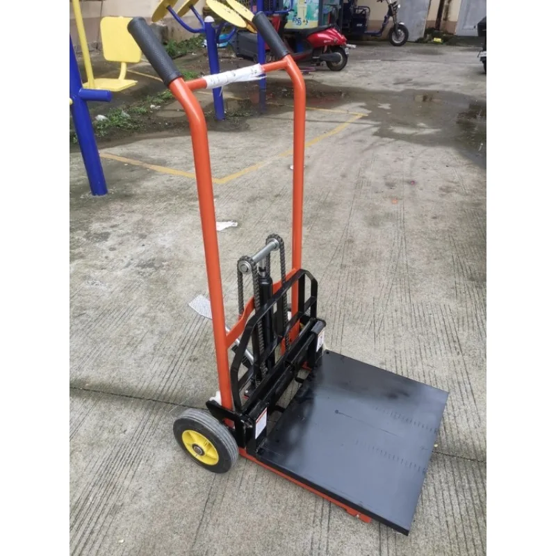 

200-260kg Load Capacity Multi-function Heavy-duty Steel Manual Stacker Portable Lifting Vehicle Stacker Handling Vehicle