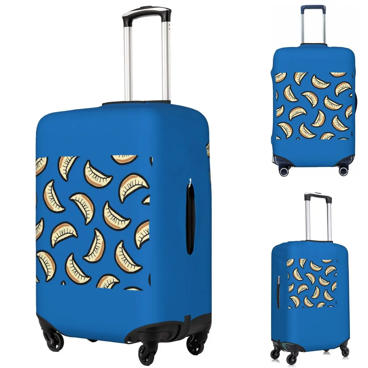 

Gyoza Dumpling Pattern Suitcase Cover Protection Elastic Travel Luggage Protector Covers for 18-32 Inch