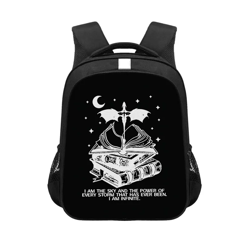 Fourth Wing Backpack Basgiath War College Rucksack Dragon Rider Children School Bags for Teenager Violet Sorrengail Laptop Bag