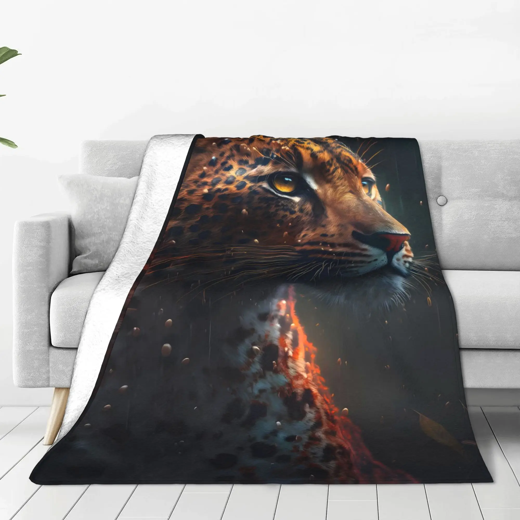 

Flannel Blanket Warm Soft Fluffy Adult Sofa Bed Throw Blanket for Living Room Comfortable Bedspread Outdoor Travel BL 102061