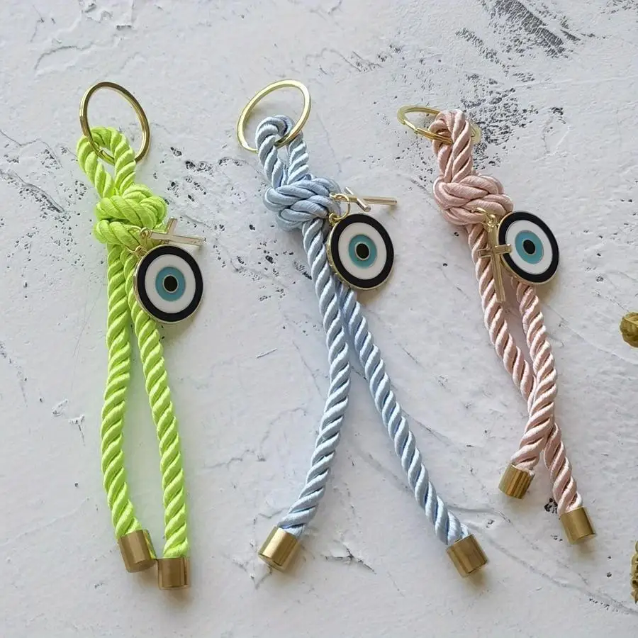 1/5/10/20/50/100pcs Unique Blue Eye Amulet - Demon Eye Pendant, Suitable for Bags, Cars, And Home Decor - Stylish Talisman Funny