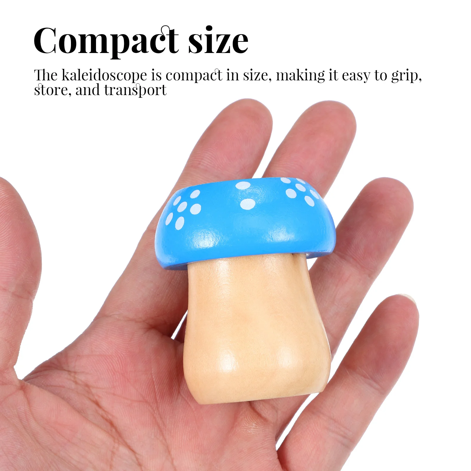 กล้องคาไลโดสโคปรูปเห็ด 2 ชิ้น ของเล่นหมุนได้สำหรับเด็ก เสริมสร้างพัฒนาการด้านการเรียนรู้ เหมาะสำหรับเป็นของชำร่วยในงานปาร์ตี้ ของขวัญชิ้นเล็ก