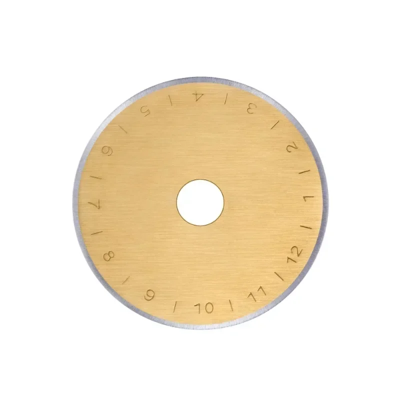 1/5/10pcs Titanium Rotary Cutter Blades 28/45/60mm Rotary Cutting With Case Leather Fabric Quilting DIY Patchwork Sewing Tool