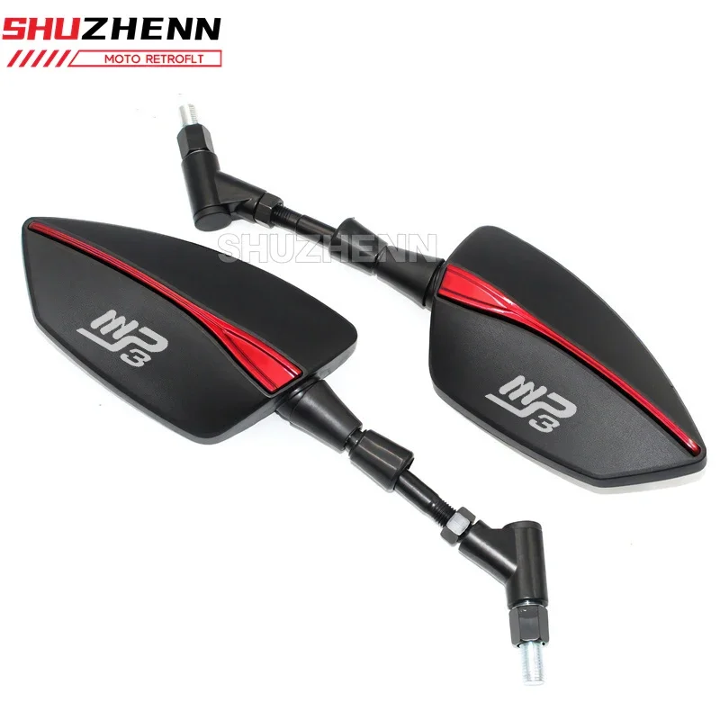 لبياجيو MP3 250 300 500 HPE دراجة نارية الجانب مرآة مرايا الرؤية الخلفية