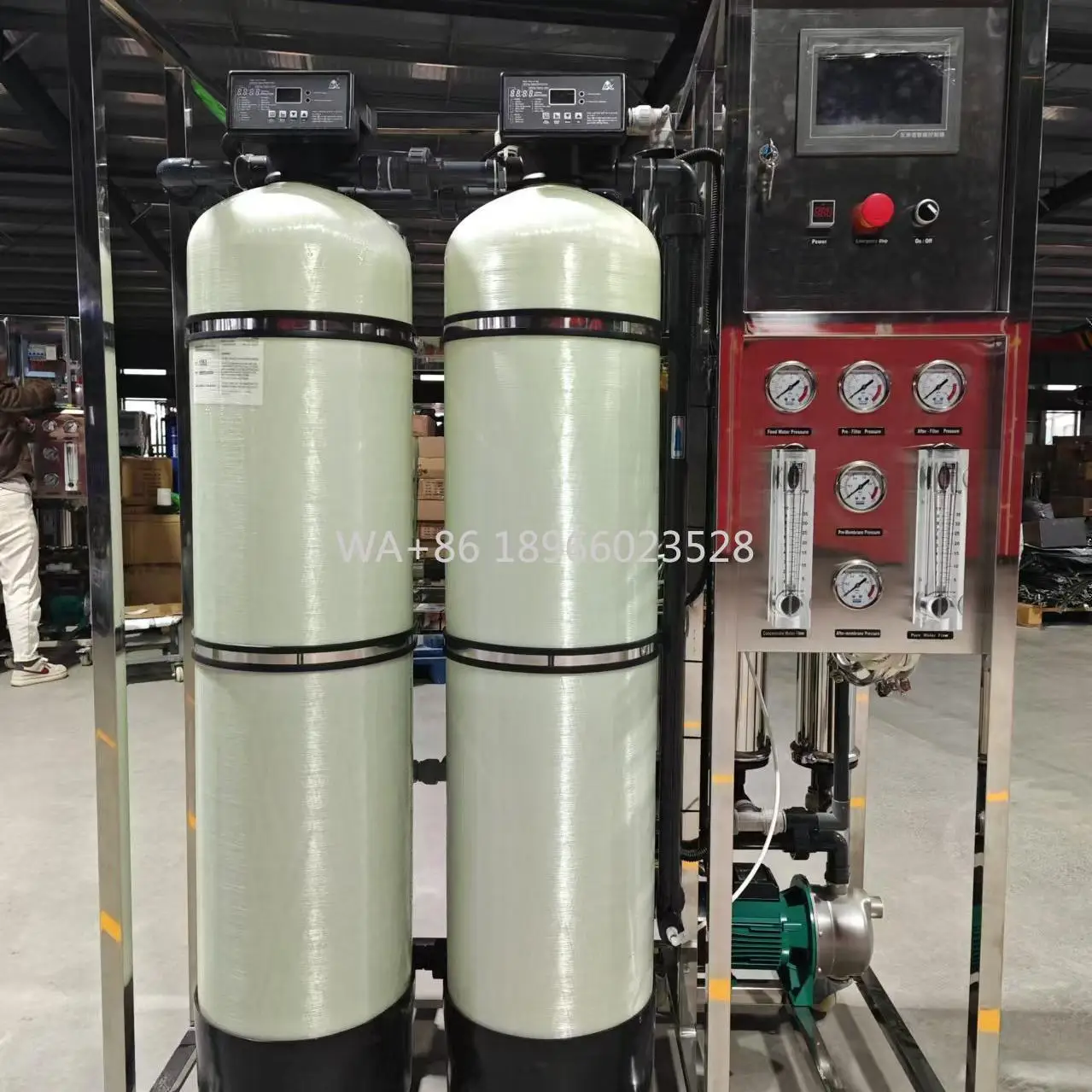 مصنع معالجة للبيع سعر آلة Ro لآلة غسيل السيارات 500 لتر تنقية تحلية المياه بالتناضح العكسي