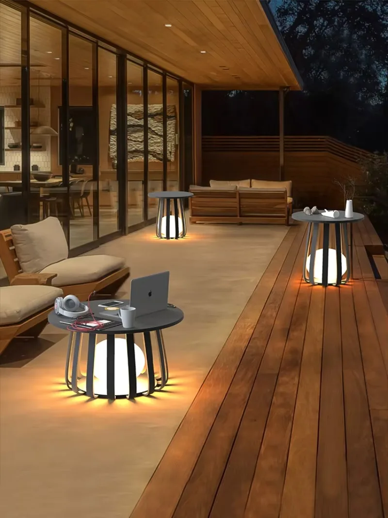 Solar wasserdichte Gartenleuchte Outdoor Tischleuchte Garten Villa Landschaft