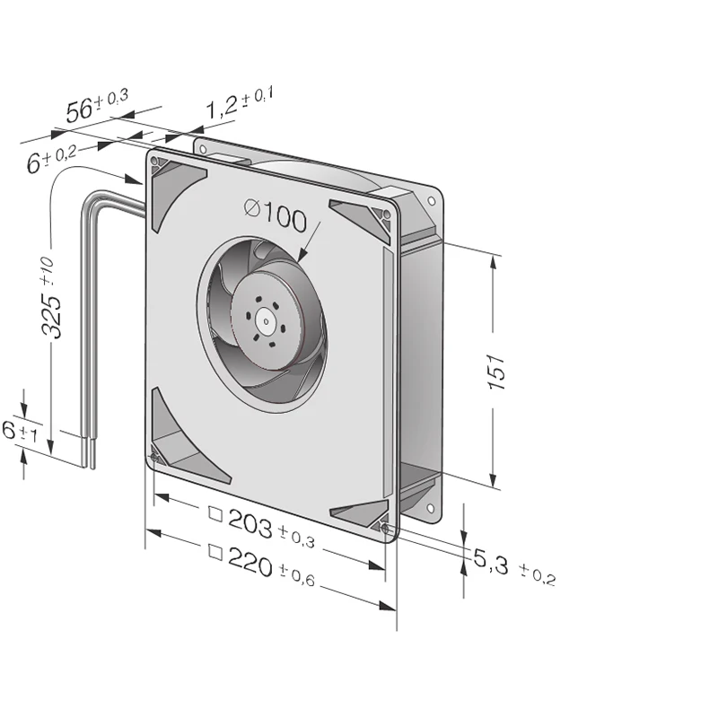 BRAND NEW RG160-28/14NM RG 160-28/14 NM DC 24V ORIGINAL COOLING FAN COOLER 220 x 220 x 56 mm