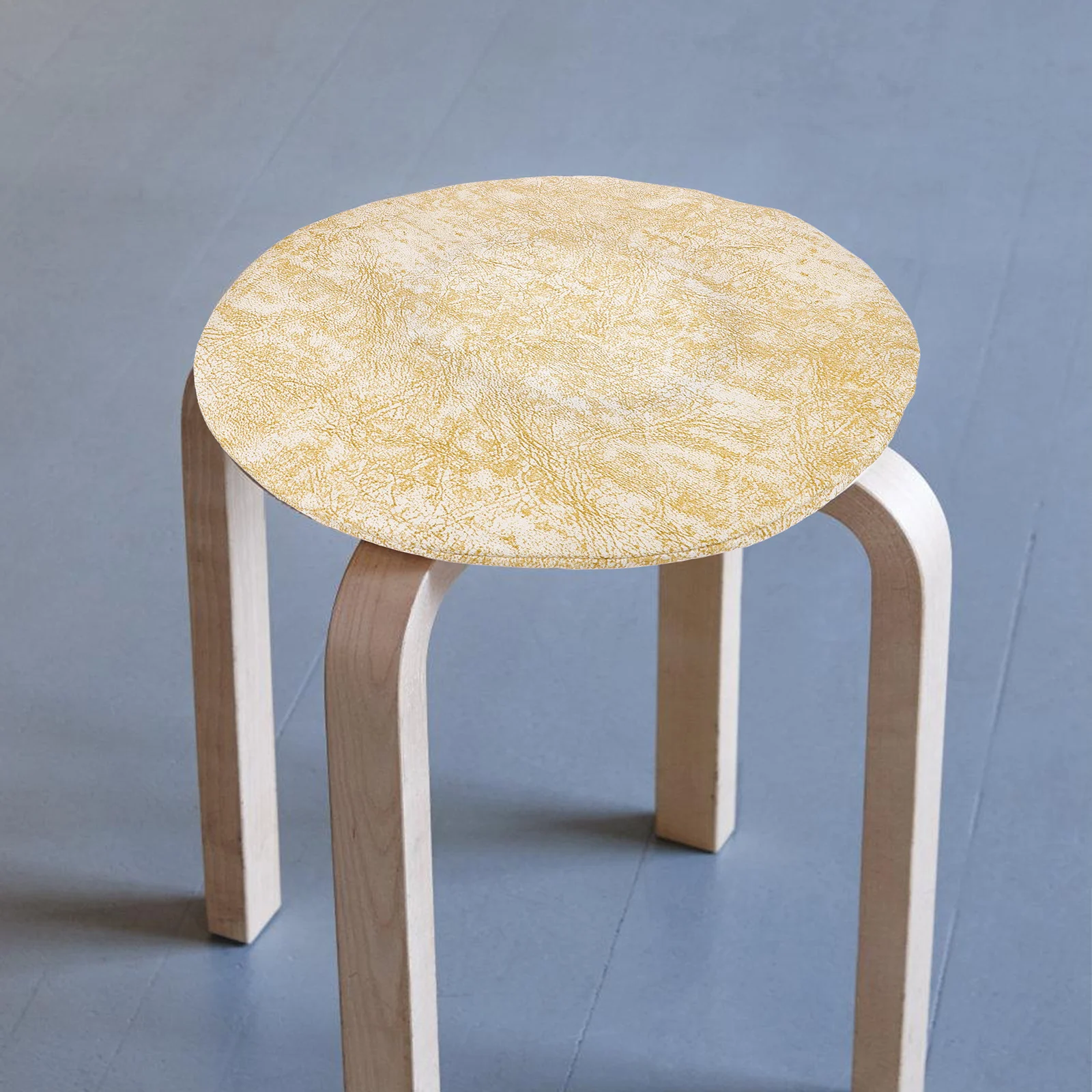 

Round Stool Covers Fabric Easy Clean Wide Edge Nonslip Fit Removable Stretchable Chair Protector Home Beauty Salon Use