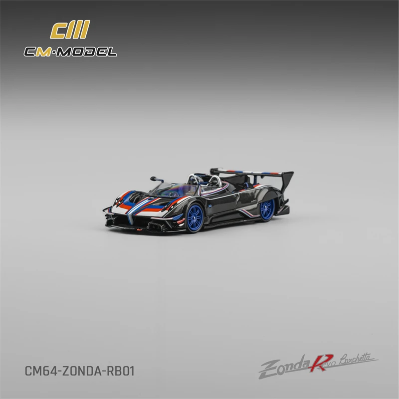 Preventa CM modelo 1:64 Pagani Zonda Revo Barchetta 1of1 colección de modelos de coches fundidos a presión miniatura