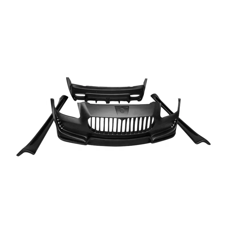 High Quality Car Bumpers for Maserati Quattroporte 2008-2011 Upgrade Fairy Design Style Front Bumper Rear Bumper Side Skirts