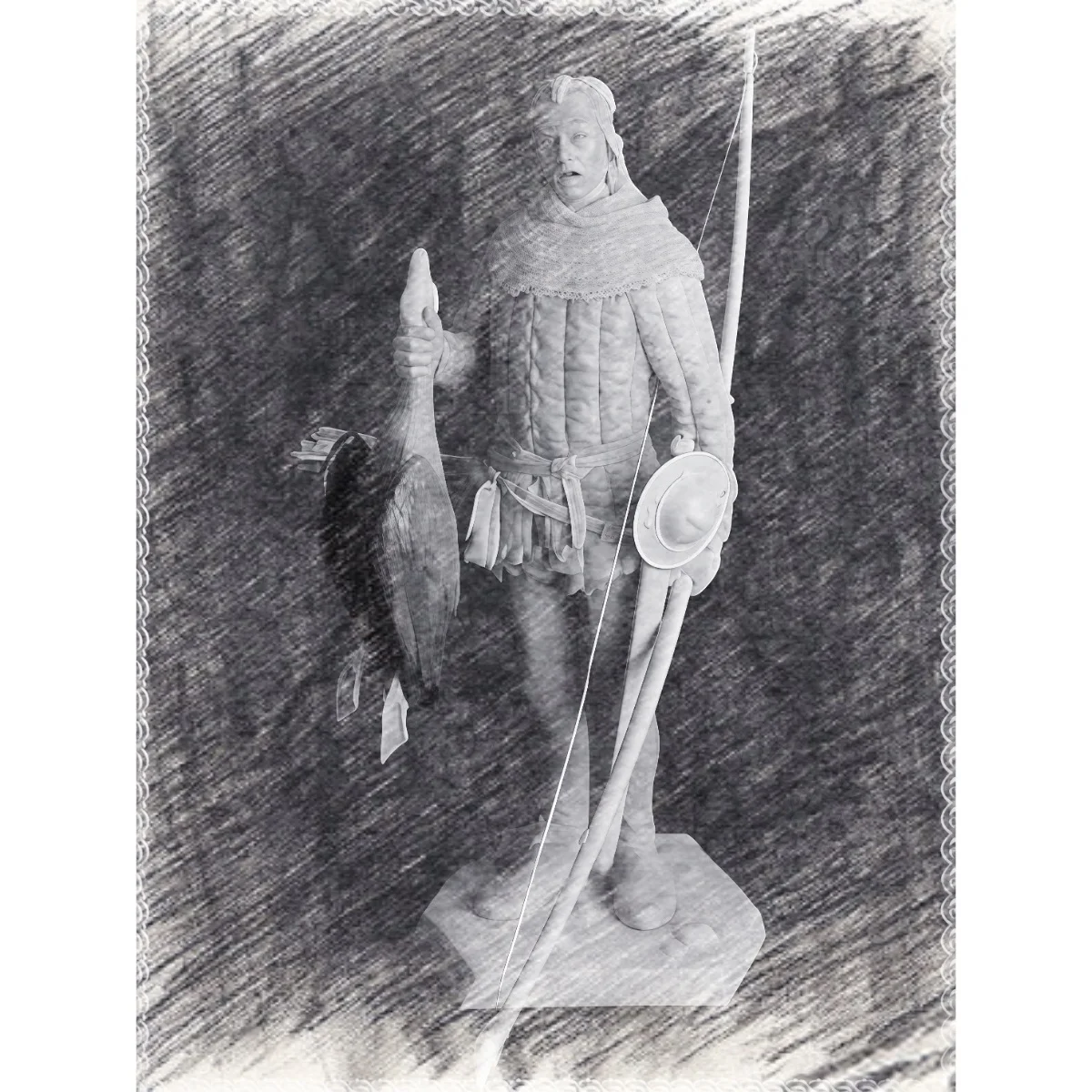 

1/18 Resin Unpainted Model Kit, Sly Guy Unassembled and Unpainted GK