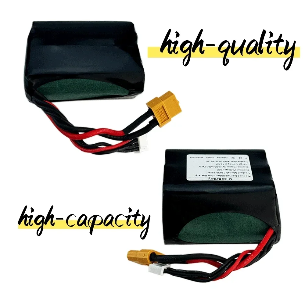 3S2P 12V 6.8Ah High Capacity UAV Rechargeable 12.6V Li-ion Battery for Various RC Airplane Drone Quadrotor XH2.54-4P XT60