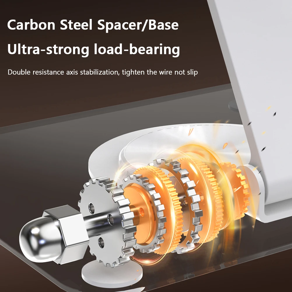 حامل كمبيوتر لوحي أكريليك حامل مكتبي قابل للطي لجهاز iPad Pro 11 12.9 بوصة/iPad 10.9 بوصة لهاتف Samsung Xiaomi Huawei حتى 13 بوصة #2