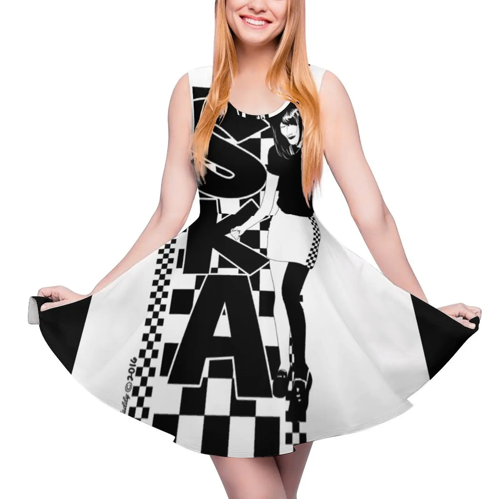 

SKA girl 2 Sleeveless Dress evening dresses women Women dresses summer women"s clothing trend 2024 Women"s summer skirt