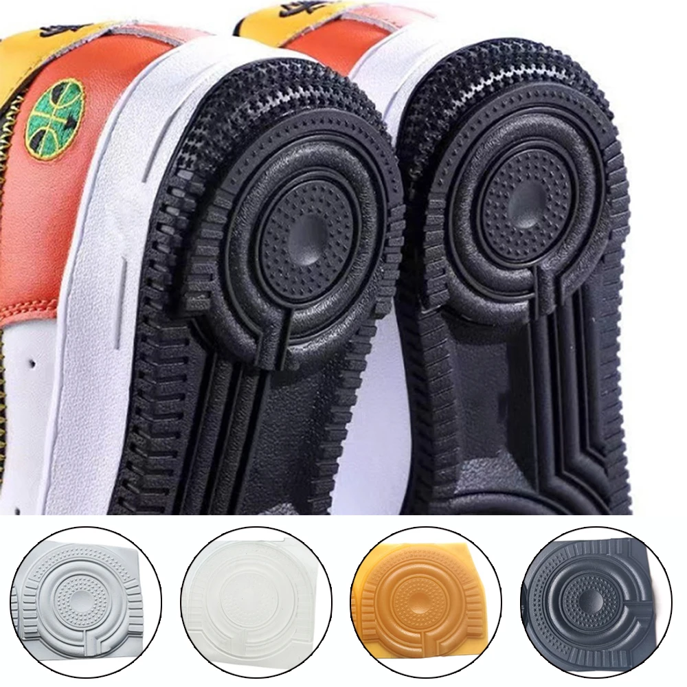 Wear-resistant Outsole Heel Self-Adhesive Sole Protector Sneaker Repair Worker Rubber Shoe Soles Anti Slip Foot Pads Stickers