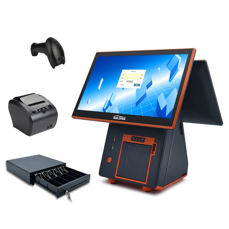 Capacitive Touch Screen Financial Equipment Cash Register