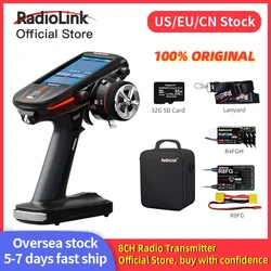 Radiolink RC8X 2.4G 8 Channels RC Radio Transmitter Receiver, Touch Screen FPV Controller for Crawler Drifting Boat Radio link