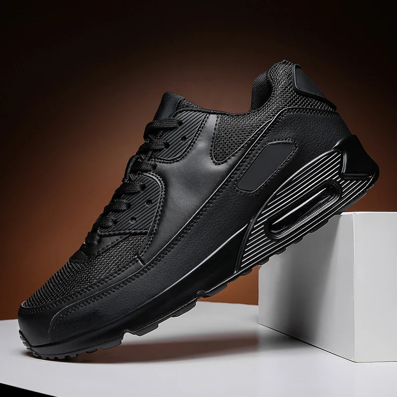 

Men Casual Sports Shoes Breathable Lightweight Sneakers Outdoor Mesh Black Running Shoes Athletic Jogging Tennis Walking Shoes
