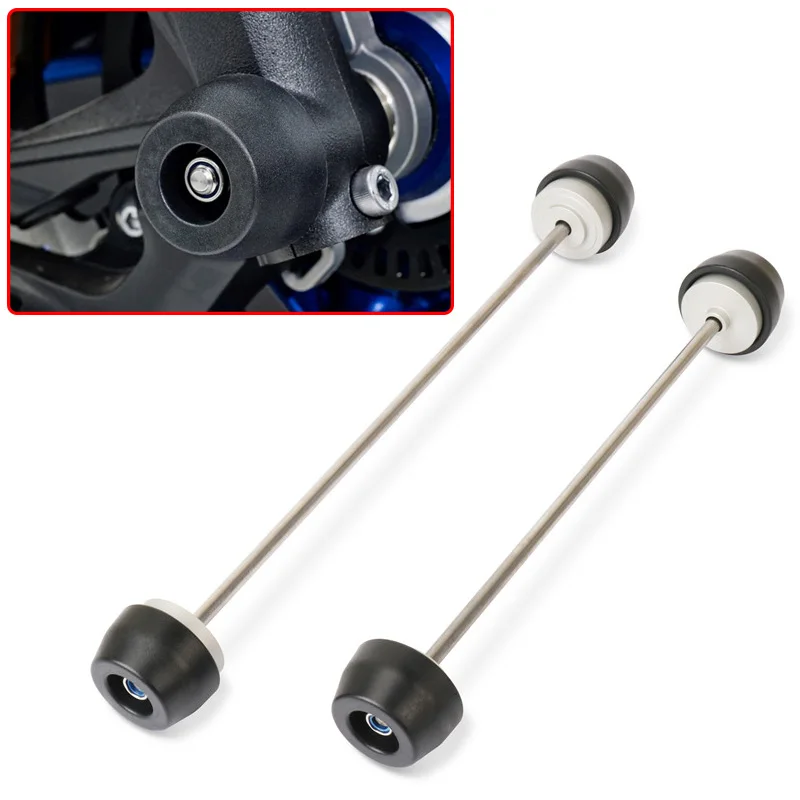 

Motorcycle Front & Rear Axle Fork Crash Sliders Wheel Protector For MT-09 MT09 SP Tracer 9 Tracer 9 GT 2021 2022 2023 2024 2025