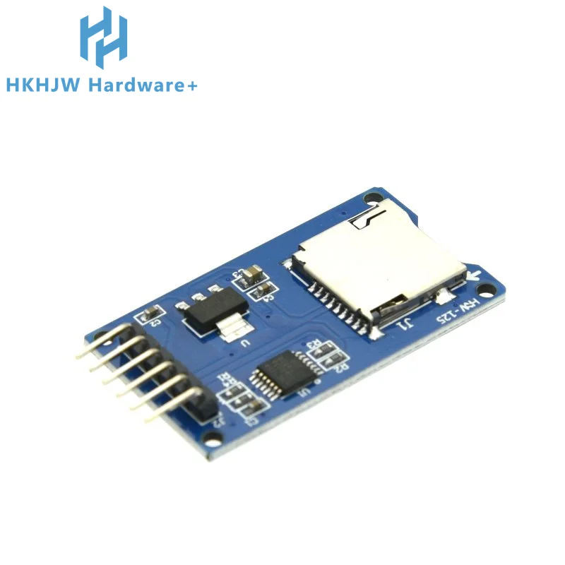 Micro SD Card & SDHC(high-speed card) Mini TF Card Reader Module Adapter SPI Interfaces with Level Converter Chip for Arduino