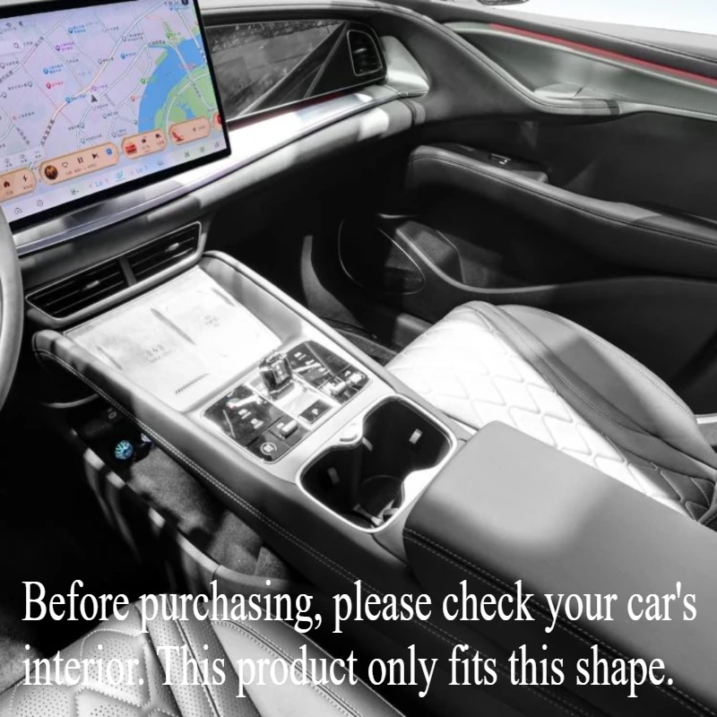 For BYD Sealion 7 Car Central Control Armrest Case Leather Case Protective Cover Pad Suppliers Interior Modification Accessories