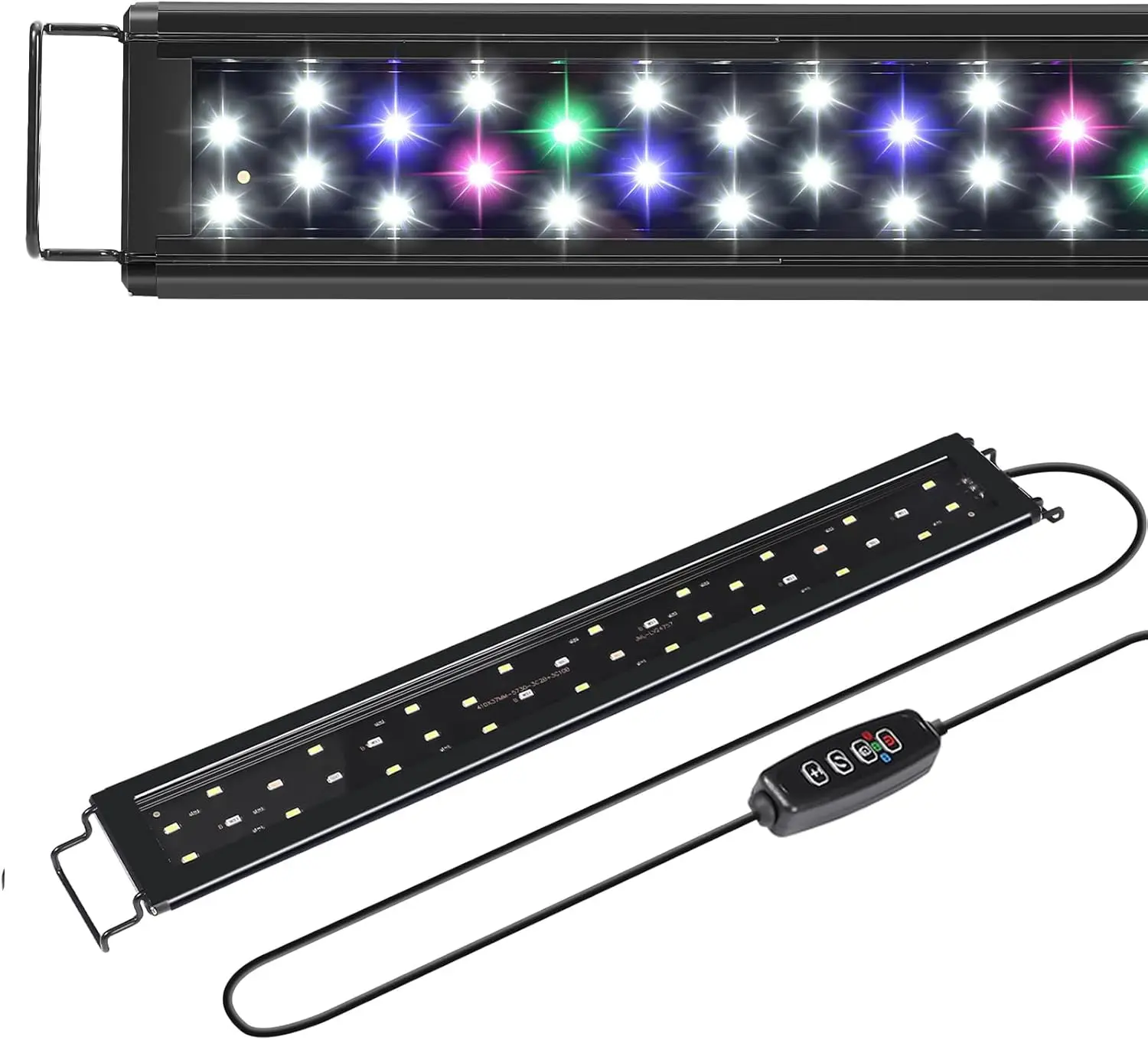 

LED Aquarium Light for 36-44 Inch Fish Tank, Auto Timer, Full Spectrum, Adjustable Brightness