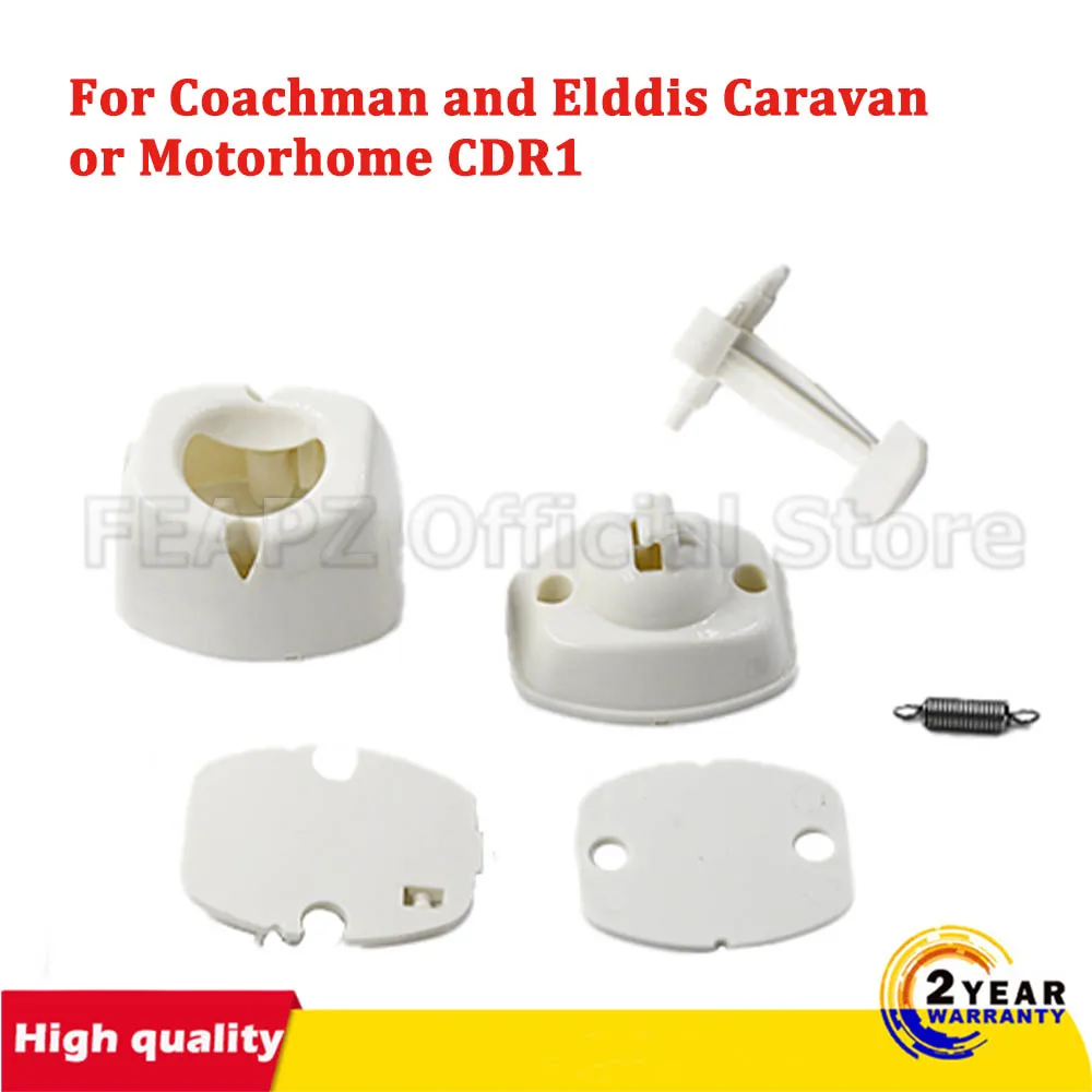 

Door Retainer Catch For Coachman and Elddis Caravan or Motorhome CDR1 White Plastic