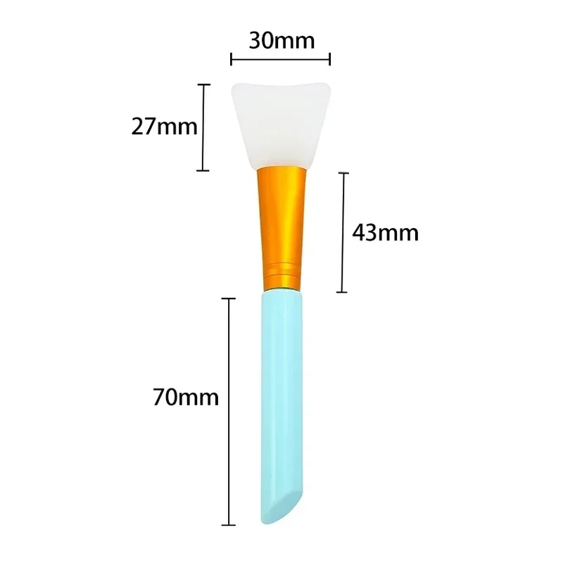 แปรงซิลิโคนแต่งหน้าแบบคลาสสิกสำหรับมืออาชีพ ใช้สำหรับผสมมาส์กหน้า ดูแลผิวหน้า คุณภาพสูง จัดส่งฟรี