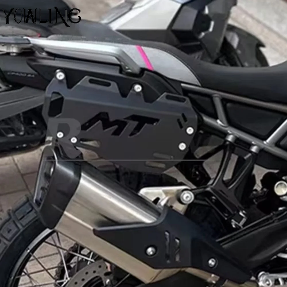 Side Case Saddlebag Bracket Support For CFMOTO 450MT 2024-2025-2026 IBEX450 Side Box Soft Bag Pannier Luggage Rack Holder 450MT