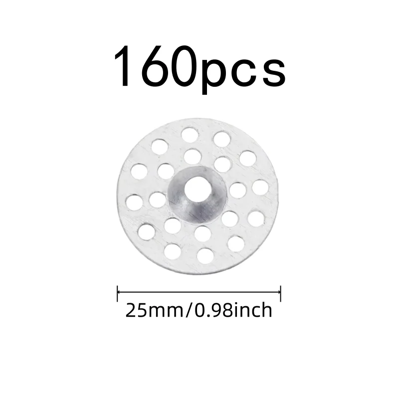 160 pcs Iron Repair Washers for Home Wall Renovation, Rust Resistant Coating, Flat Wide Surface, Multipurpose