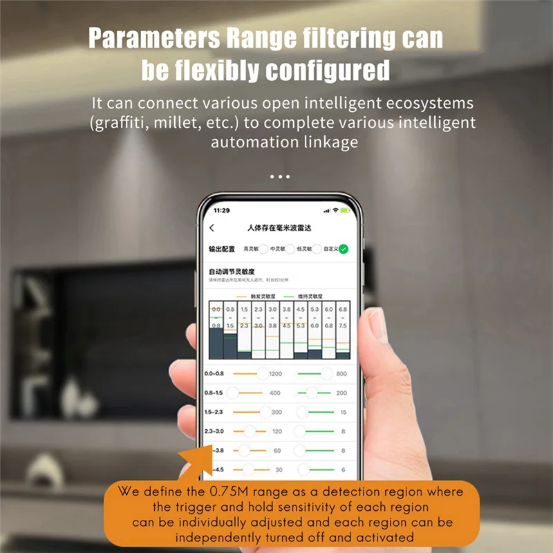 1 ชิ้น Zigbee สมาร์ท Human Presence Sensor Human Motion Sensor พลาสติกสีขาวสําหรับ Home Smart Life