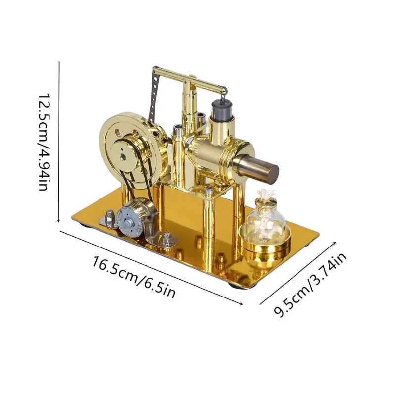 Stirling Engine Model Generator Steam Engine Physics Experiment Science Tools Steam Engine Hobby