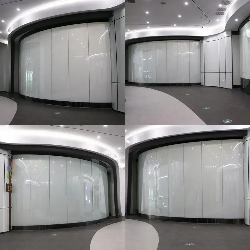 for Fully automatic sliding glass wall Electric sliding glass wall Automatic automatic driving panel system Glass wall