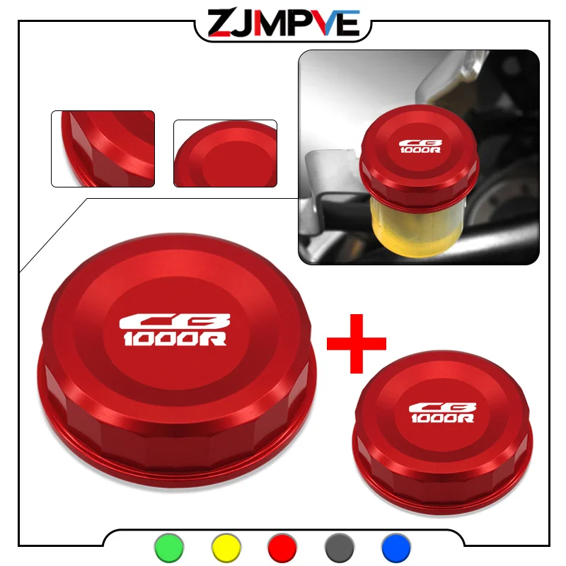 

For CB1000R cb1000r CB 1000R 2008-2017 Motorcycle CNC Front & Rear Front Rear Brake Fluid Reservoir Cap Brake Tank Oil Cover