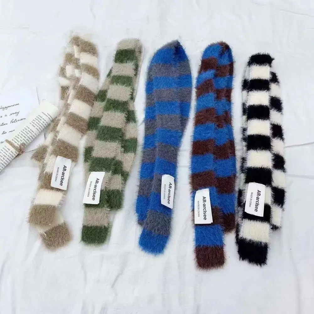 

Harajuku Style Y2K Striped Scarf Collocation Clothing Accessories Sweet Cool Long Narrow Scarves Korean Style Scarf Accessories