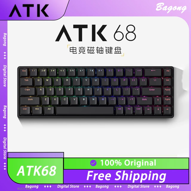 Atk Atk68 Magnetic Switch Mechanical Keyboard Aluminum Alloy RGB 