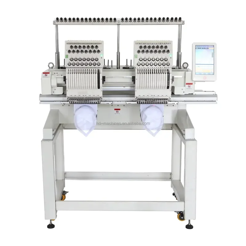 2head Embroidery Machine with 12/15 Needles